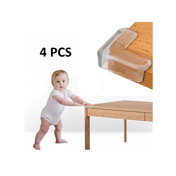  Baby Safety Lot 4 Protecteurs De Coin De Table Pour Bébés Et Enfants - Carré Simple