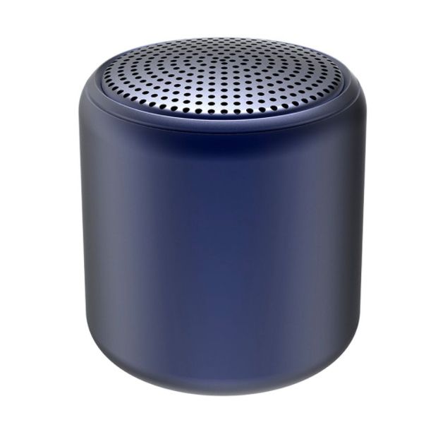  Mini Speaker Mini Haut-Parleur Bluetooth Sans Fil, Portable, Rechargeable - Bleu Foncé