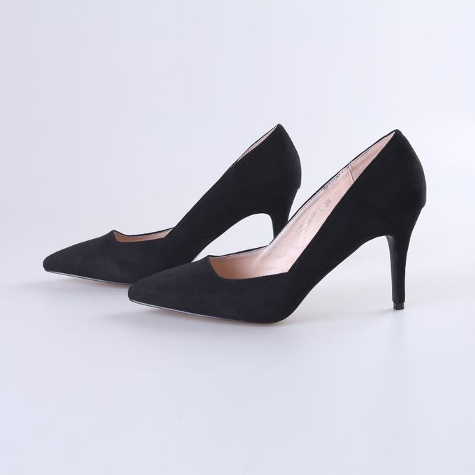  Milaya Chaussure A Talon - Noir