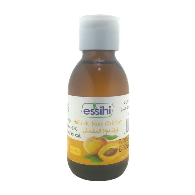  Essihi Huile D’Abricot Pressée À Froid Pure Et 100% Naturel Sans Additifs 100Ml