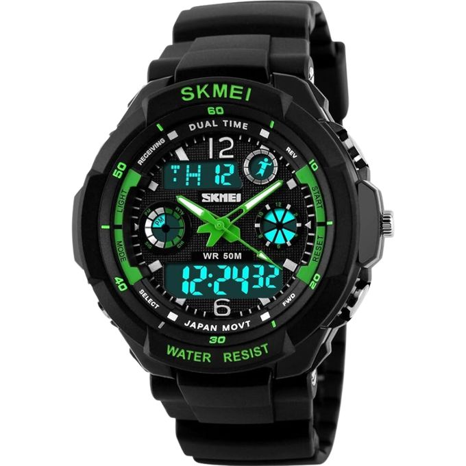  Skmei Montre Homme 0931 Double Numérique  LED Analogique Étanche