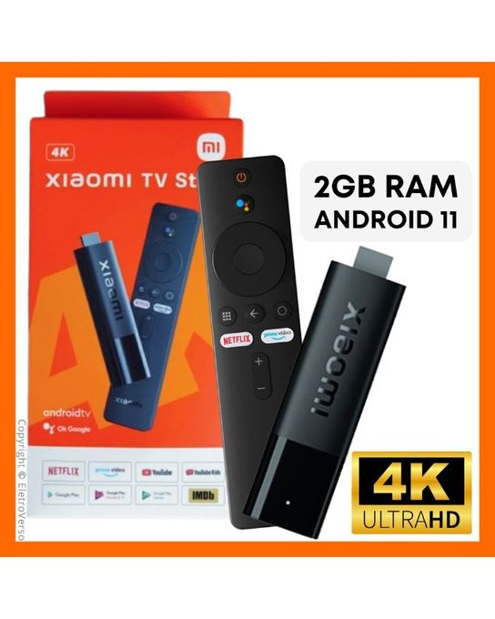  Mi PARTAGEZ CE PRODUIT   Mi TV Stick 4K - Android 11 - Version Globale 2/8Gb-noir