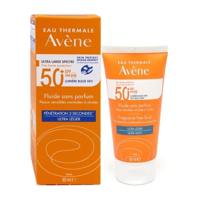  Avéne Fluide sans Parfum SPF50+ Pénétration 3 Secondes Ultra Léger