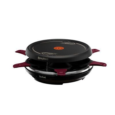  Tefal Raclette 2en1,raclette/Grill, 6 personnes,850w  RE12A81 Fabriqué en France