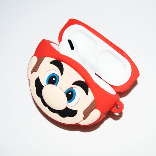  Hoco Antichoc, Coque de Protection, Etui silicone, AIRPOD PRO APPL HOCO SUPER MARIO