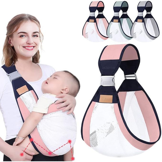  Porte-bébé ergonomique une épaule respirant réglable multicolor