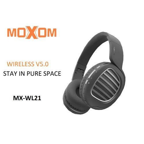  Moxom Casque Audio - Micro Sd - Sans Fil - MX-Wl21 - Noir