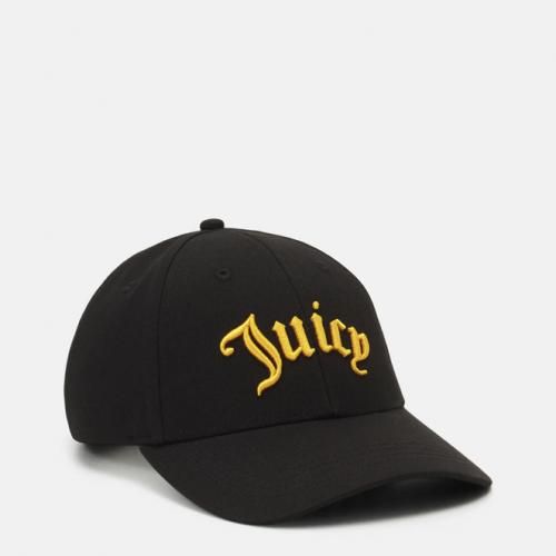  Juicy Couture Casquette Baseball  Avec BRODERIE en RELIEF 3D Ton Sur Ton UNISEXE - Noir