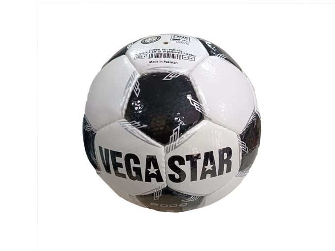  Ballon Football Size 4 - Blanc /Gris