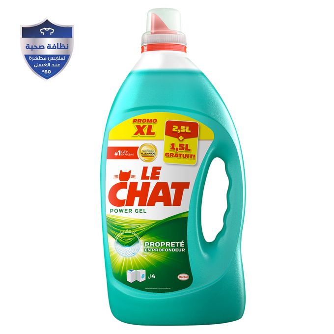 اعلان Le Chat Detergent Liquide Machine Regular Power Gel Promo Xl 4l 2 5l 1 5l Gratuit الجزائر