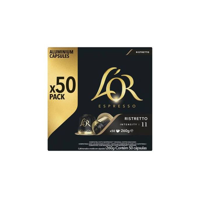  L'Or Ristretto Capsules Café intensité 11 Compatibles Nespresso - X50