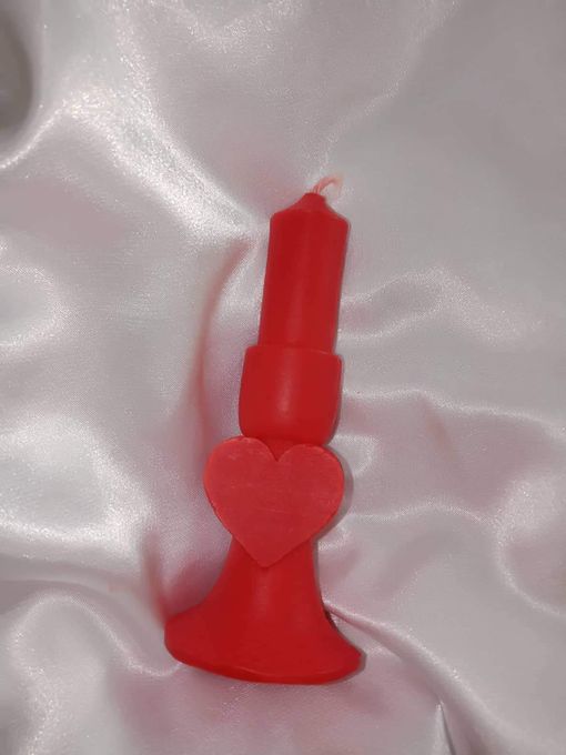  Bougie Parfumée coeur ♥ - rouge