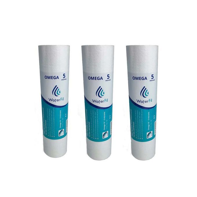  WaterFil Pack de 3 cartouches de filtre à eau OMEGA 10