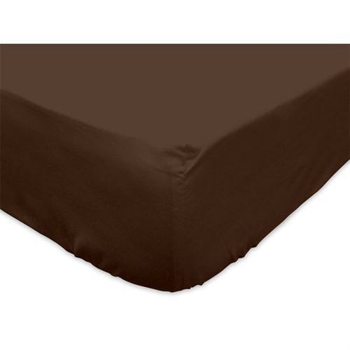  CASA-DJIJOU Housse De Matelas Pour Lit 2 Places - 160 X 190 Cm -Marron Choco