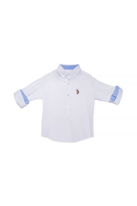  US POLO Chemise Garçon - 275279VR013 - blanc