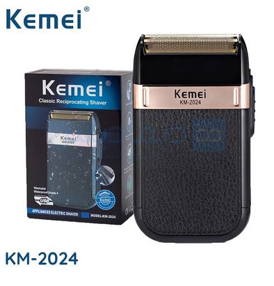  Kemei Rasoir Electrique Portable Impremeable - KM 2024 - Noir