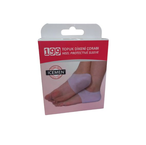  Demi-chaussettes de protection en silicone pour éperons calcanéens et fissures