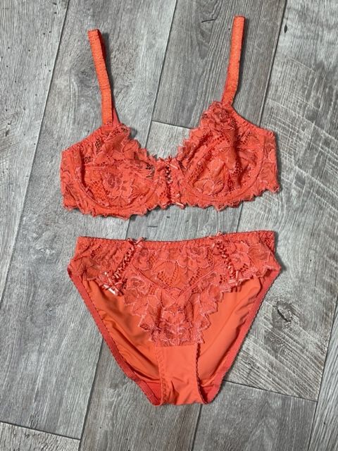  Sans Complexe Ensemble Sous Vêtement Femme Sans Complexe - Orange