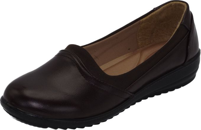  Chaussures Orthopédique Femmes B-284 - Marron  Foncé