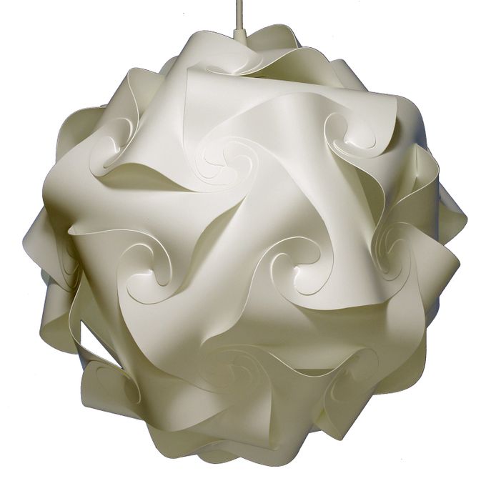  Lustre - Iq Lamp 30 - 38 Cm -Blanc