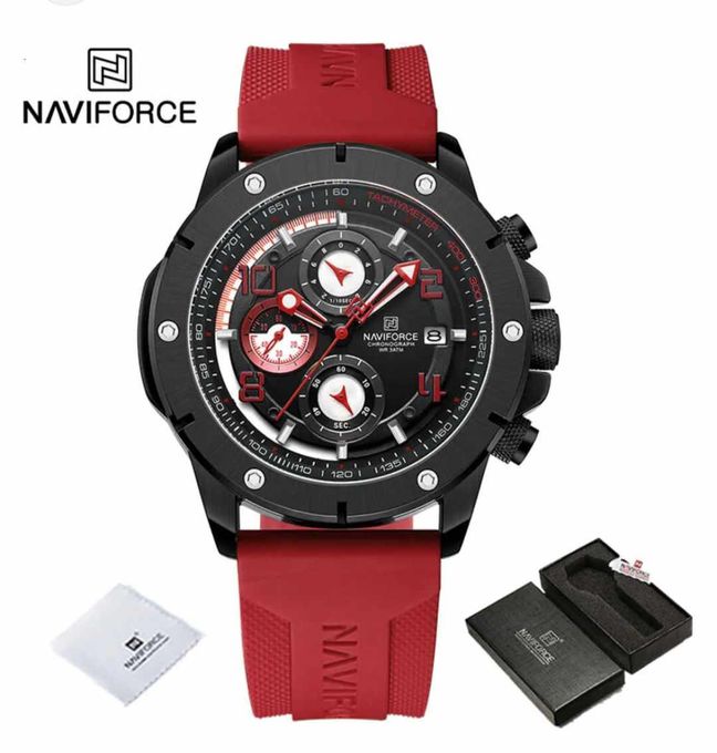  Naviforce Montre Homme - NF8034 - Bracelet silicone