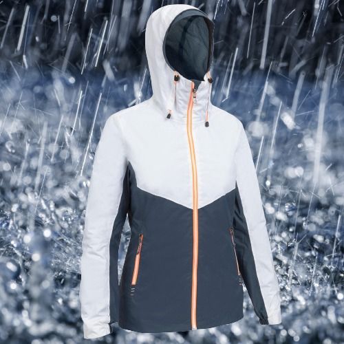  Decathlon Veste imperméable de voile - veste de pluie SAILING 100 femme Blanche