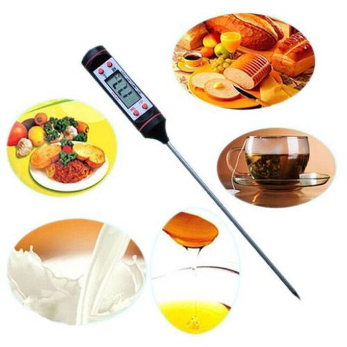  Thermomètre Digital - Pour Cuisine - Noir