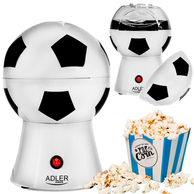  Adler Machine À Pop-Corn Air Chaud Sans Huile, Forme Ballon, 1200W Adler Europe