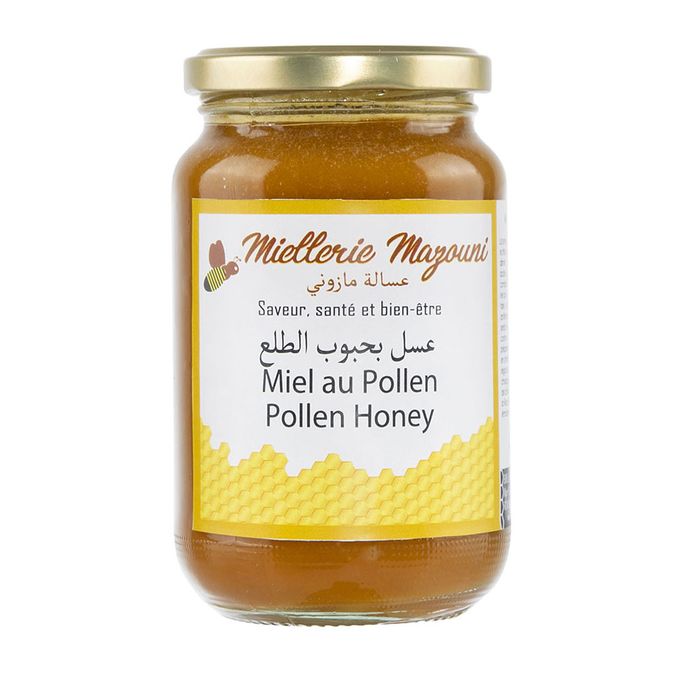  Miellerie Mazouni Miel Au Pollen - 500 Grs -