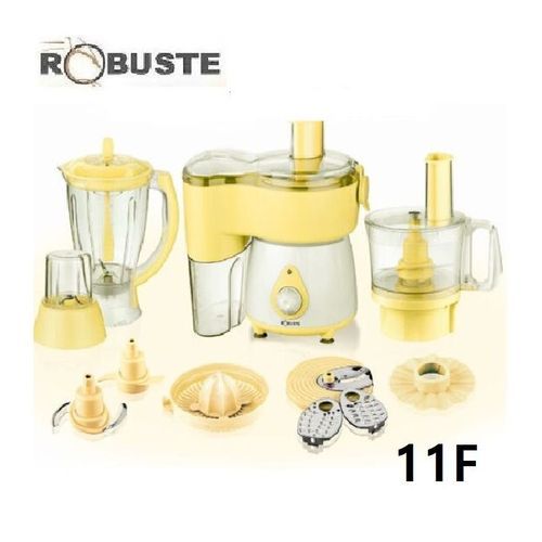  Robuste Robot Multifonction + Centrifugeuses+ Blender Rc-11 Fonctions- Blanc-Creme