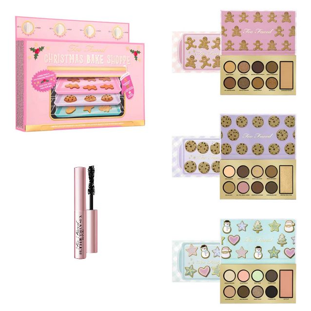  3 palettes + mascara christmas bake shoppe