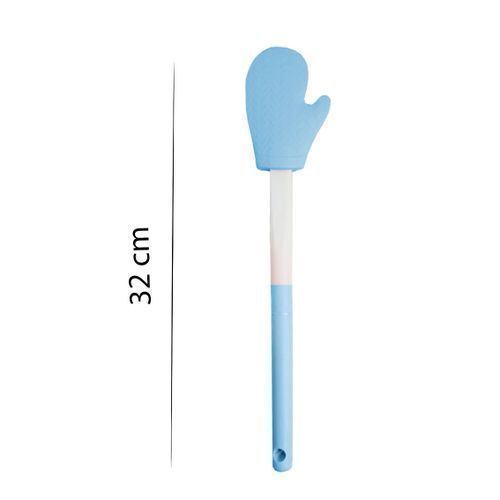  Spatule Pour Gâteau En Silicone Pour Desserts; Nappage- Bleu