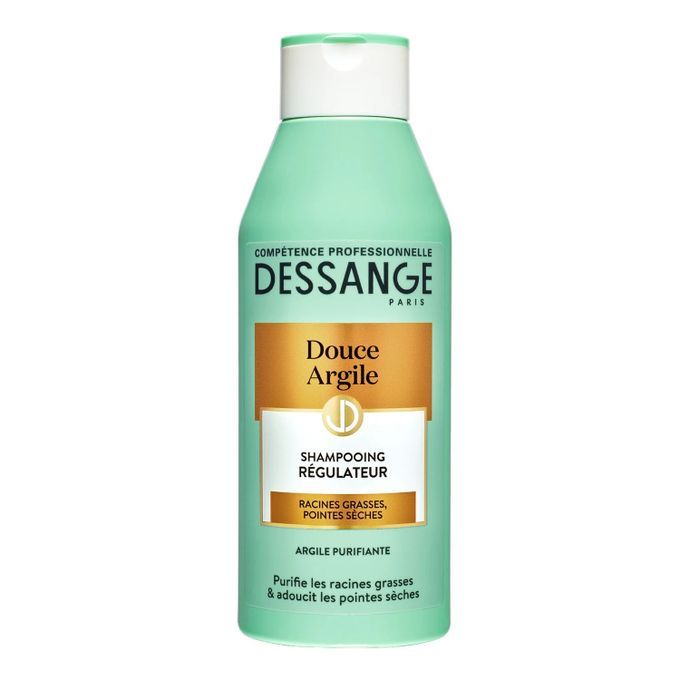  Dessange Shampoing Douce Argile Anti-Dessèchement pour Cheveux Gras 250ml