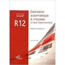 Publisher R f rentiel APSAD R12 extinction automatique mousse