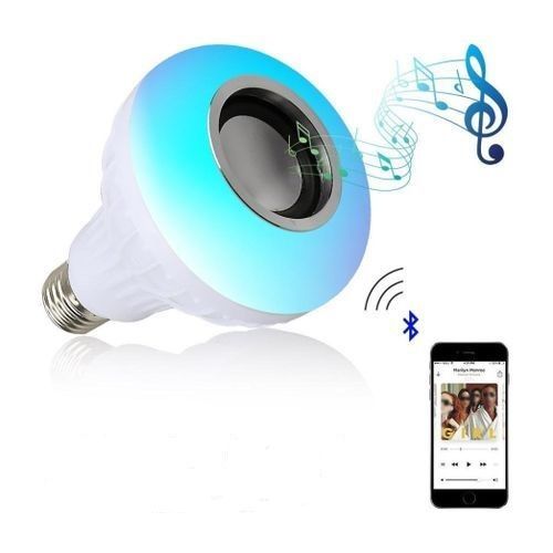  Ampoule Led - Haut Parleur - Bluetooth -Multicolore