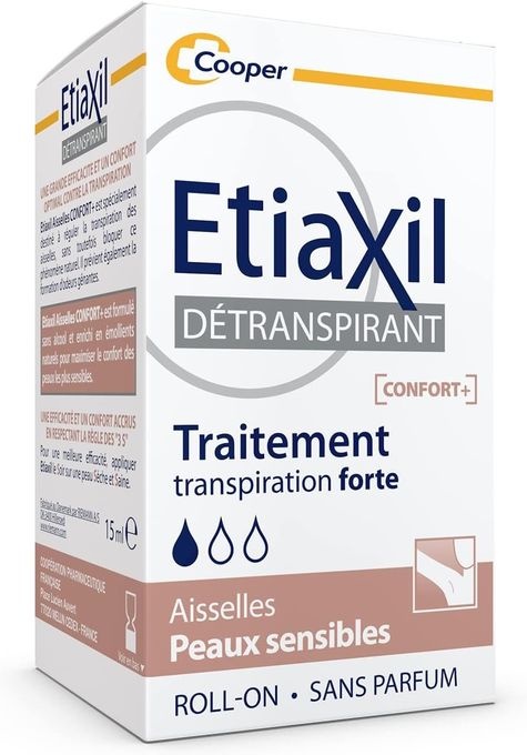  Etiaxil Détranspirant - Traitement Transpiration Excessive - Peaux Sensible Confort+ (15 ml)  - ORIGINAL
