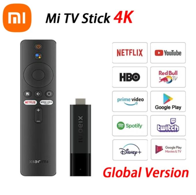  XIAOMI Mi stick TV 4K Global Version Google Assistant