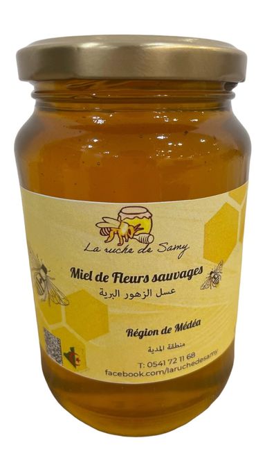  La Ruche de Samy Miel de fleurs sauvages -   500G