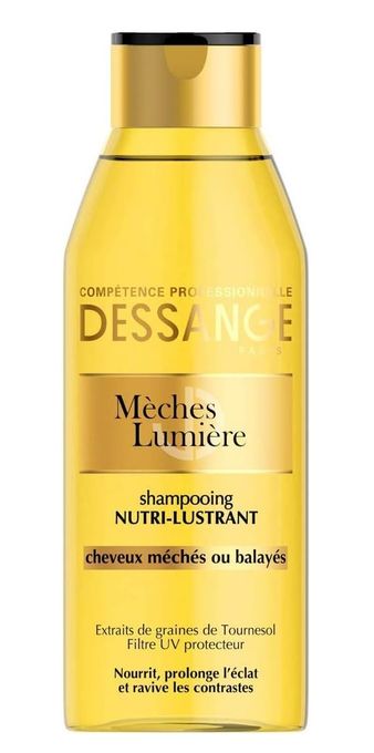  Dessange Shampooing Mèches Lumière  Nutri-Lustrant Pour Cheveux Méchés Ou Balayés - 250ml