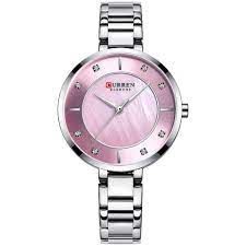  Curren Montre Femme - C9051L - Bracelet Acier Inoxydable - Rose argent