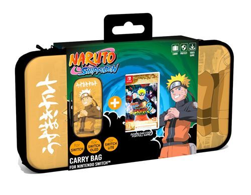  Konix Pochette Switch Naruto Yellow + Jeu Naruto (Code)  - (Switch)