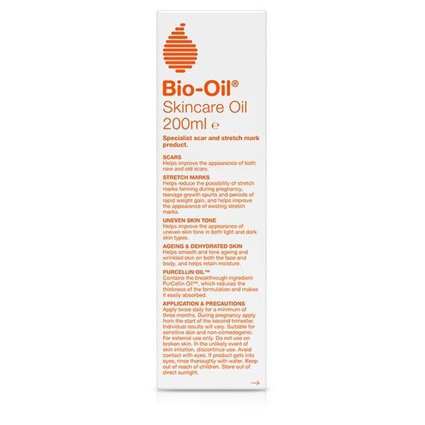  Bio Oil Huile De Soin Cicatrices Et Vergetures 200 Ml