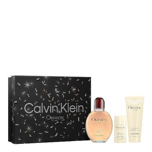 Calvin Klein OBSESSION FOR MEN Coffret Eau de Toilette 100ml + After shave 100ml +Deo stick 75g