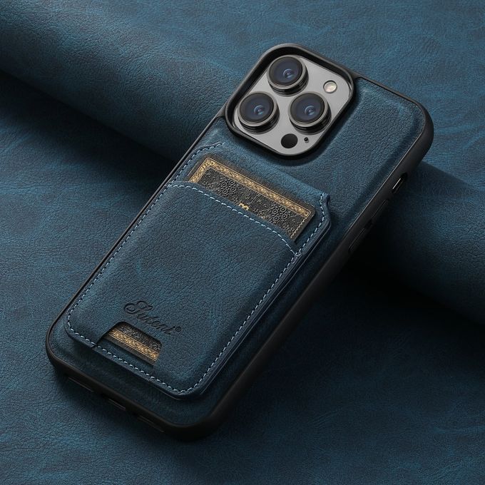  Générique Pochette Portefeuille Cuir porte-cartes Antichoc Magnétique iPhone 15 Pro Max