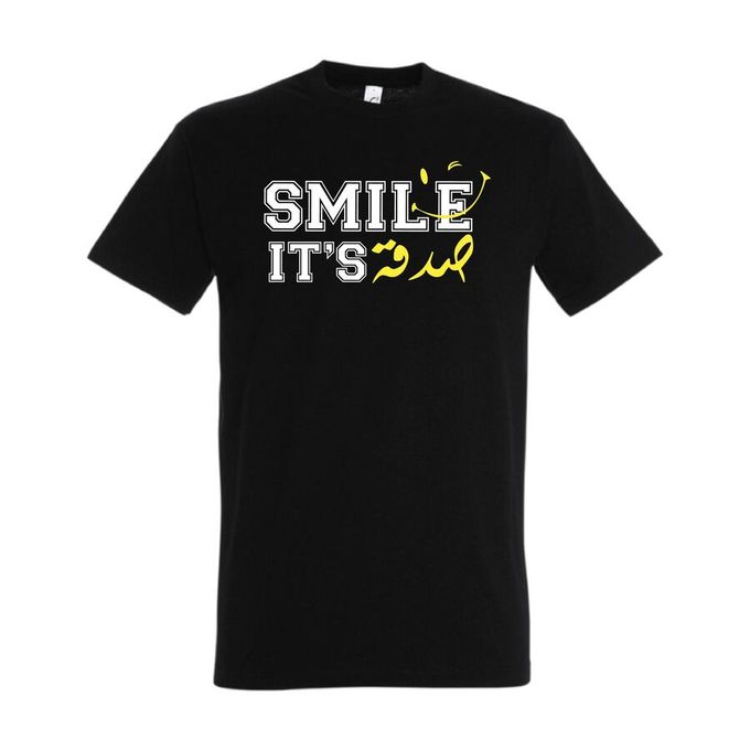  Bz T-Shirt -Smile It's-Noir