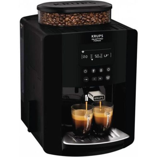  Krups MACHINE À CAFÉ AUTOMATIQUE AVEC BUSE VAPEUR KRUPS YY3074FD  15 BAR - NOIR