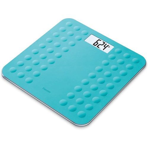  Beurer Pèse Personne En Verre Gs 300 Turquoise Ultra Fin Balance Electronique