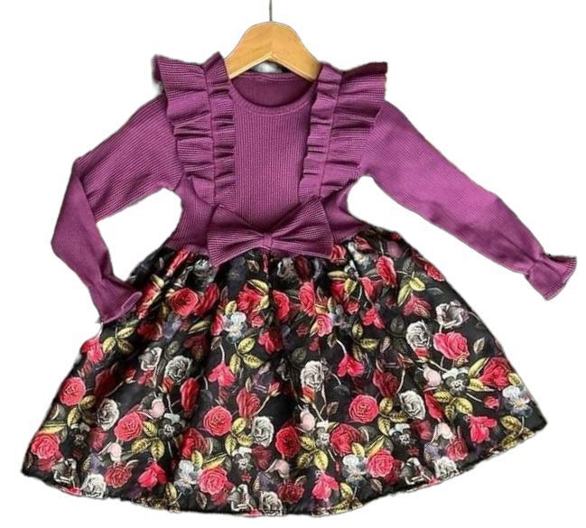  Robe demi saison a fleur