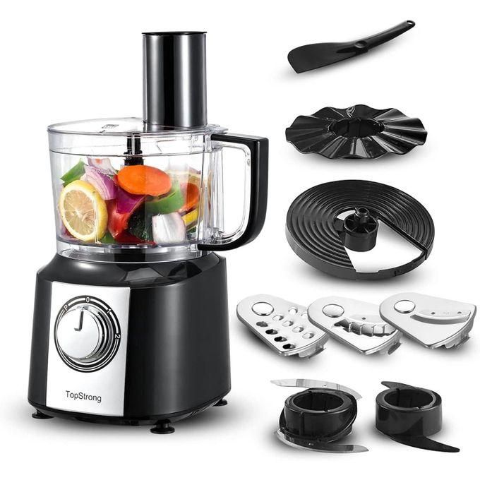 Multismart Robot Multifonction, 6 en 1 Robot de Cuisine, 2L Robot Cuisine Multifonctions, Food Processor 800W, Robot Menager Multifonctions, Hachoir Mixeur Ms-R86bt