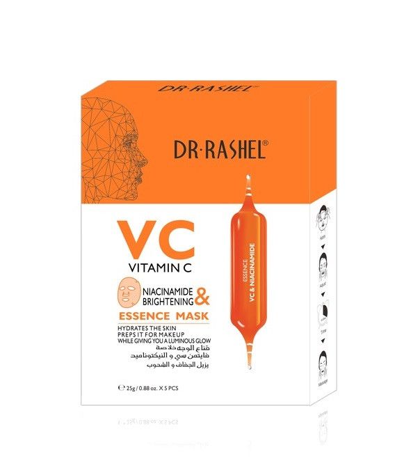  Dr. Rashel Vitamin C Essence Face Mask (5 Piece)